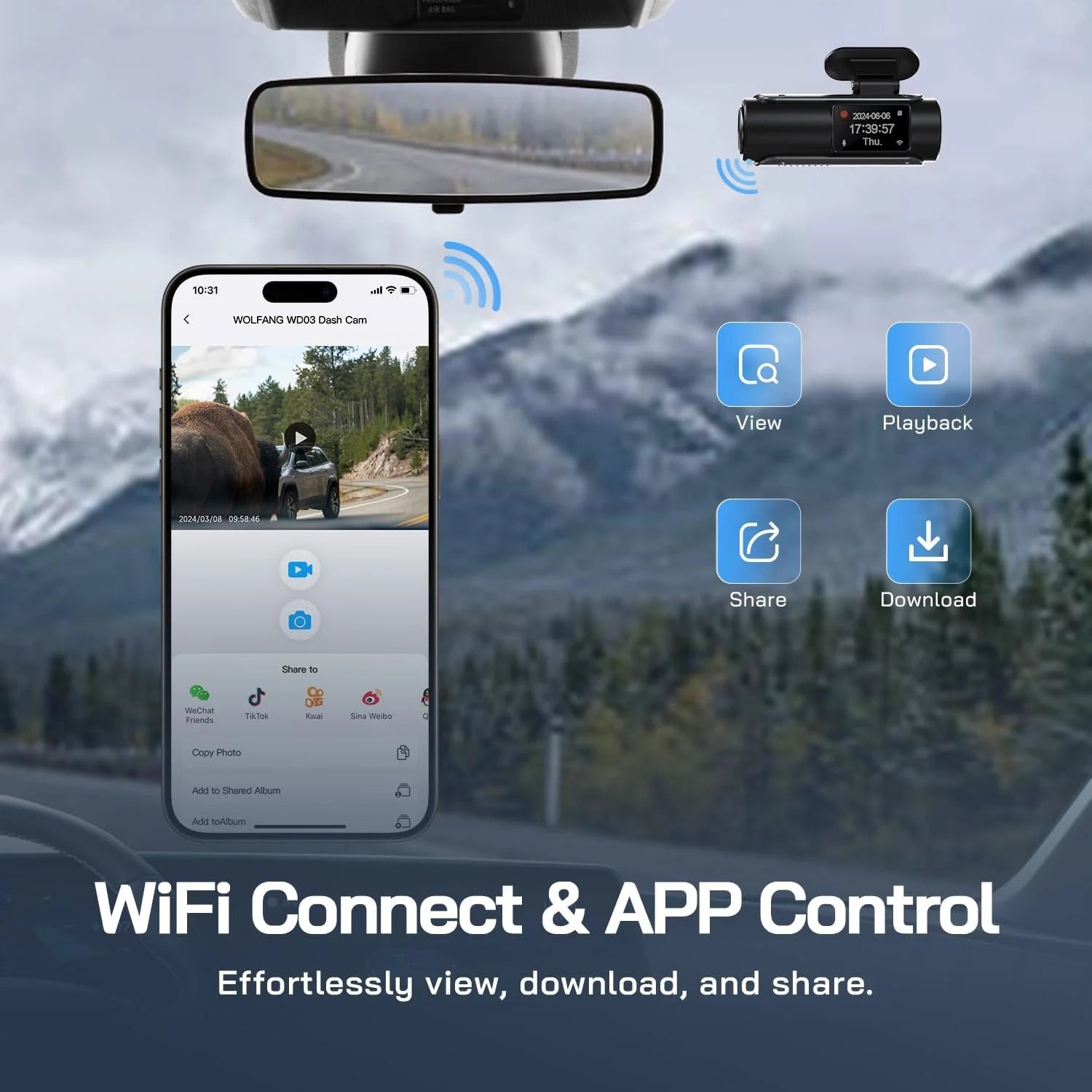 UltraShield 4K Dual Dash Cam – Front & Rear Smart Car Camera